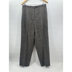 VTG Apostrophe Tweed Wool Blend Straight Leg Pants SZ 12 Classic Career JJ09